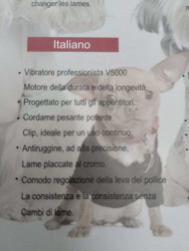 SET RASOIO PROFESSIONALE PER CANI