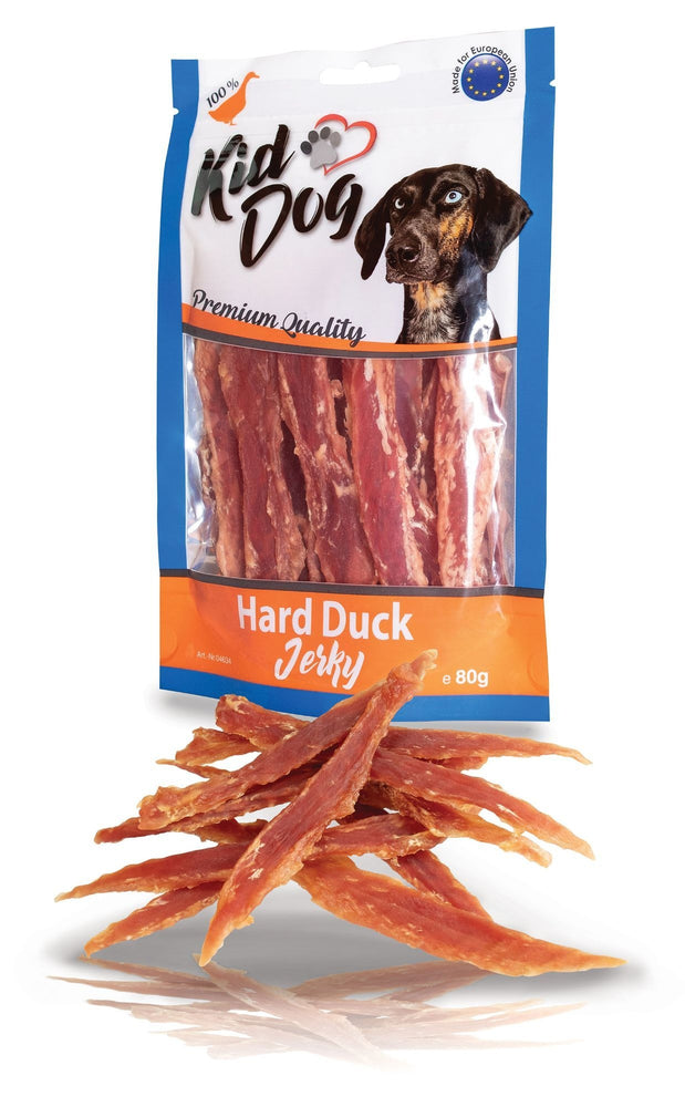KID DOG ANATRA 100% PREMIUM, GLUTEN FREE NO SUGAR 80 g - Sanny Passione Ornitologica
