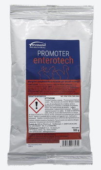 Promoter Enterotech Formevet 100g – Integratore Minerale per Avicoli e Conigli