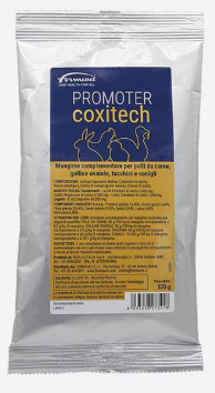 Promoter Coxitech Polli, Galline Ovaiole, Tacchini, Conigli. 100gr