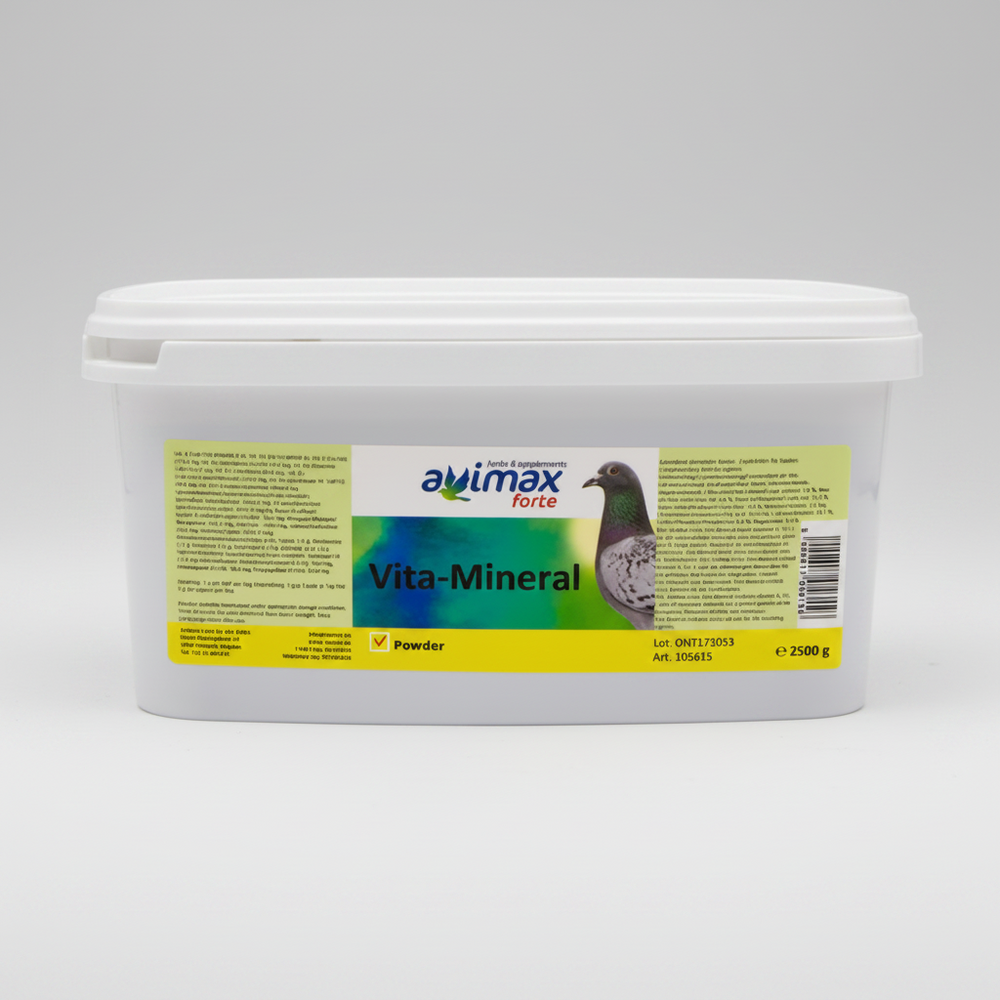 Vita-Mineral Olympic Vitamina A, D3, E Avimax - Sanny Passione Ornitologica
