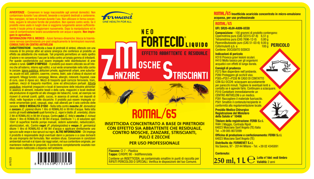 Neo Fortecid® Liquido (Romal/65) - Sanny Passione Ornitologica