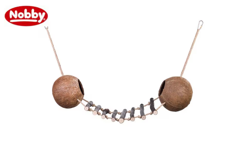 Ponte sospeso con Casetta in noce di Cocco