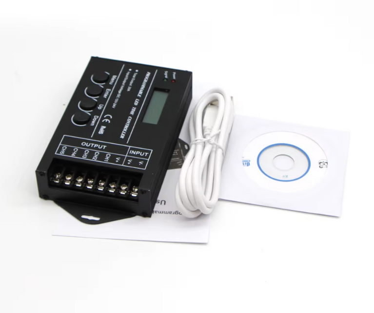 Centralina Alba Tramonto Controller Led Dimmer RGB Illuminazione Timer TC420 5 Canali RGB Controller Per Striscia Led 12V e 24V
