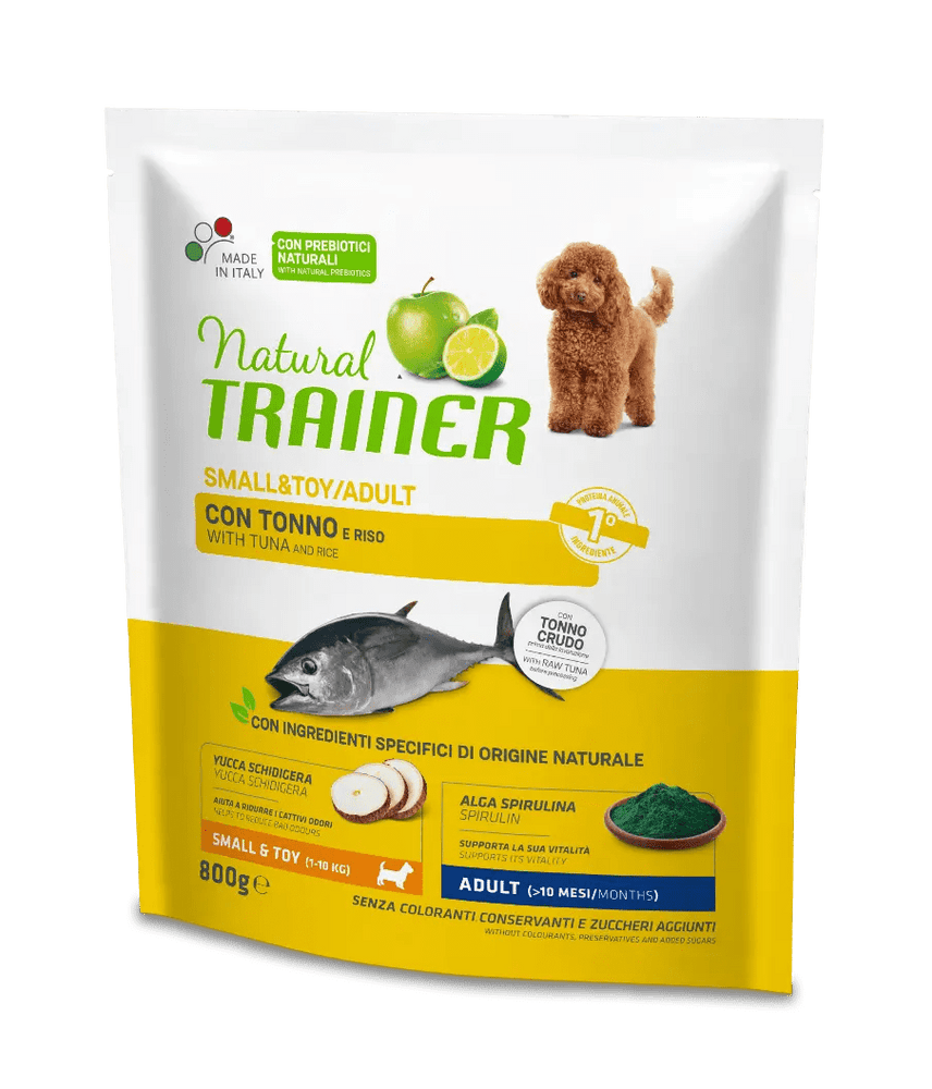 NATURAL TRAINER SMALL&TOY/ADULT CON TONNO E RISO