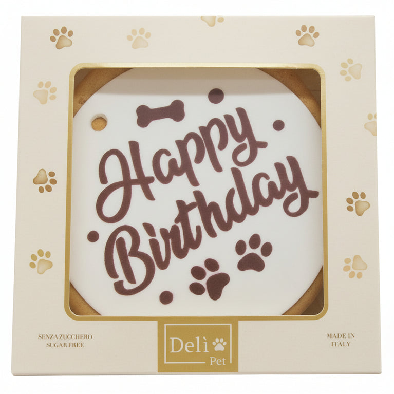 TORTA PER CANI delux con candelina inclusa 200gr Deli-Pet - Sanny Passione Ornitologica