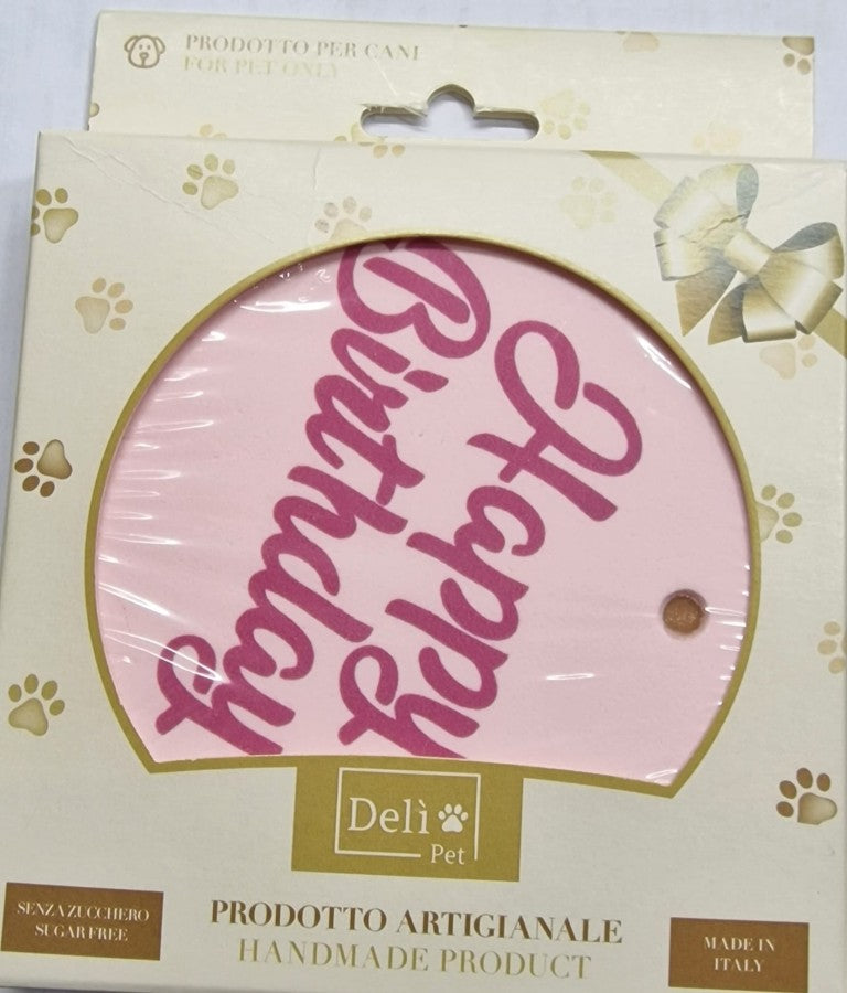 TORTA per Cani con candelina inclusa Deli-Pet 100gr