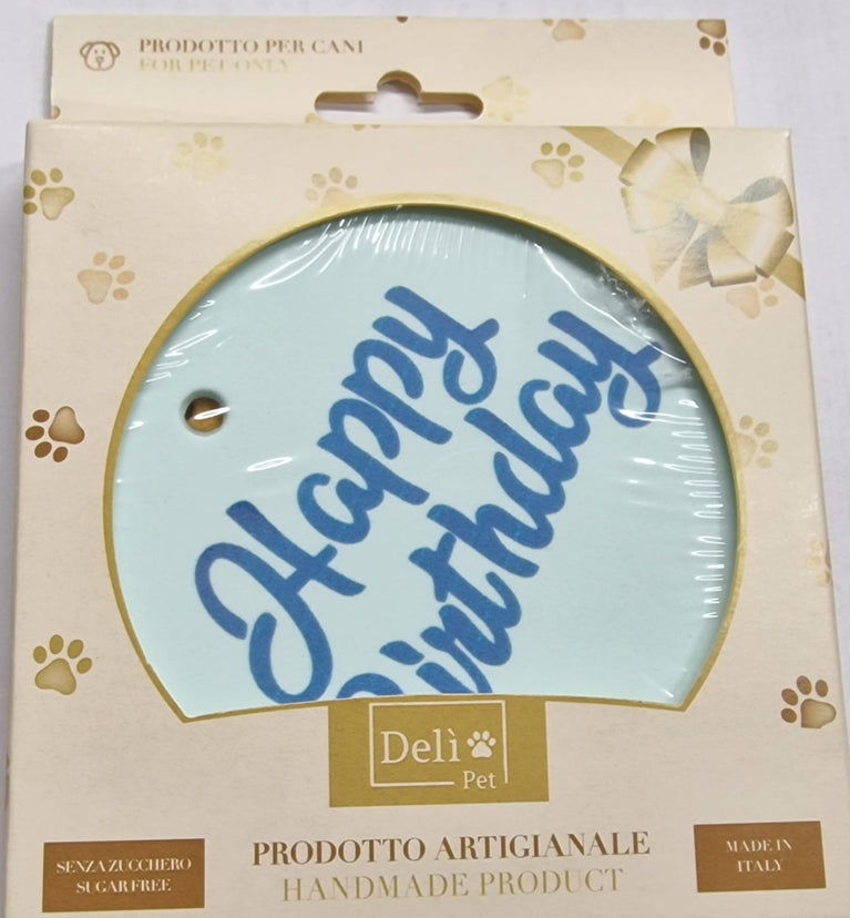 TORTA per Cani con candelina inclusa Deli-Pet 100gr