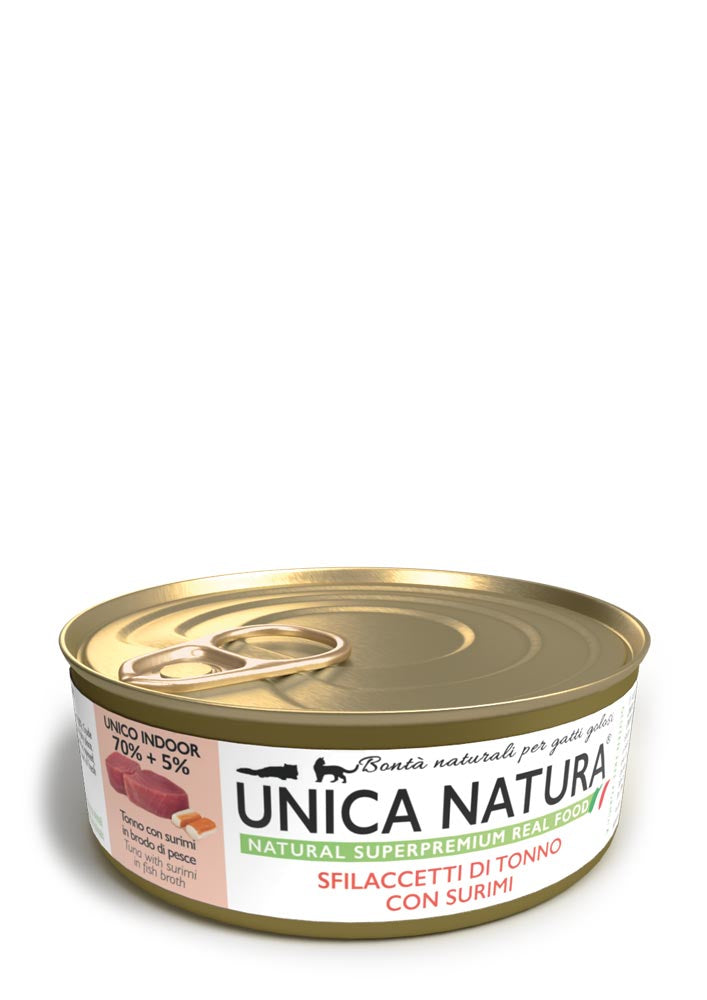 UNICA NATURA CON SFILACCETTI DI TONNO E SURIMI - Sanny Passione Ornitologica
