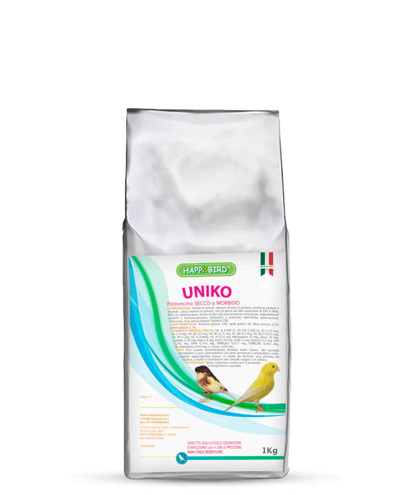 UNIKO 19% PASTONCINO (Secco o Morbido) HAPPY BIRD