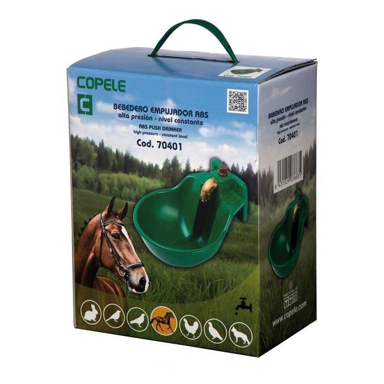 Abbeveratoio in plastica per cavalli