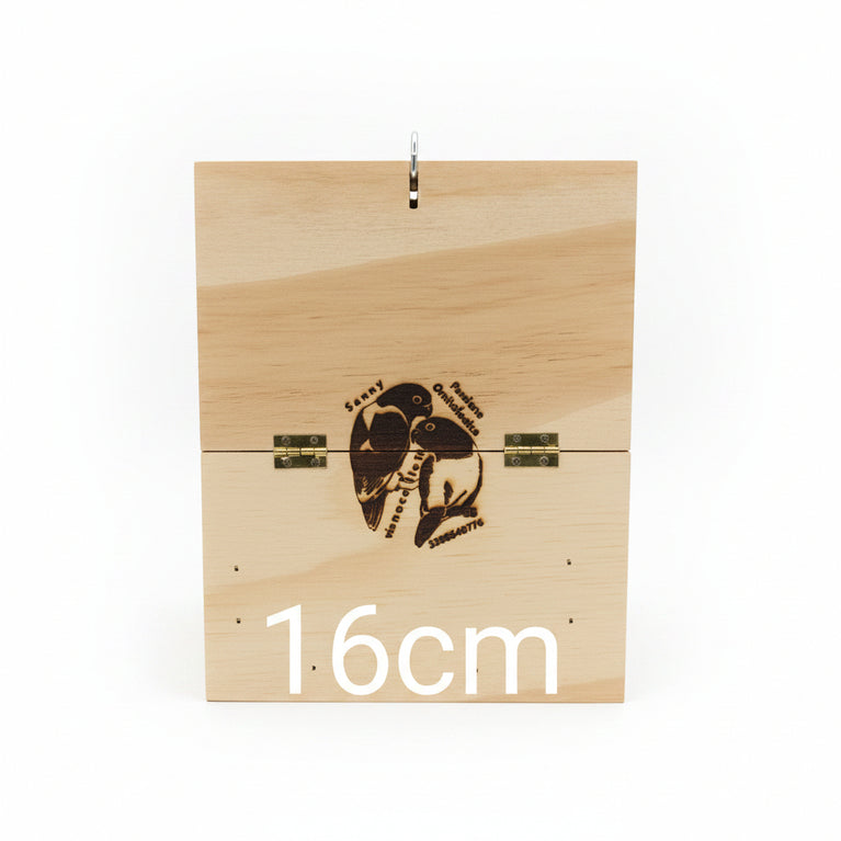 Nido a Cassetto per Inseparabili Agapornis – Multistrato Marino 18x16x20 cm Apertura Sinistra - Sanny Passione Ornitologica