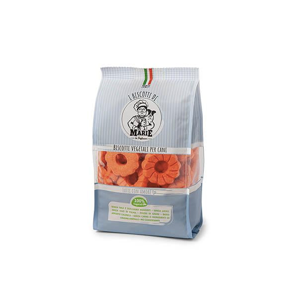 Biscotti Vegetali per Cani Marie la Pasticciera, 100% Biologici, Fiore Mela,