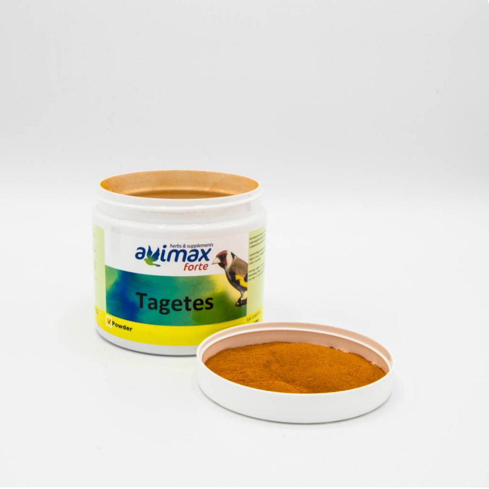 AviMax Forte Tagetes Puro 100g – Colorante Naturale per Uccelli - Sanny Passione Ornitologica