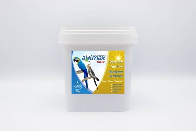 PASTONCINO GOLD SOFT (MORBIDO) PARAKEET & PARROT AVIMAX FORTE LINEA ORO