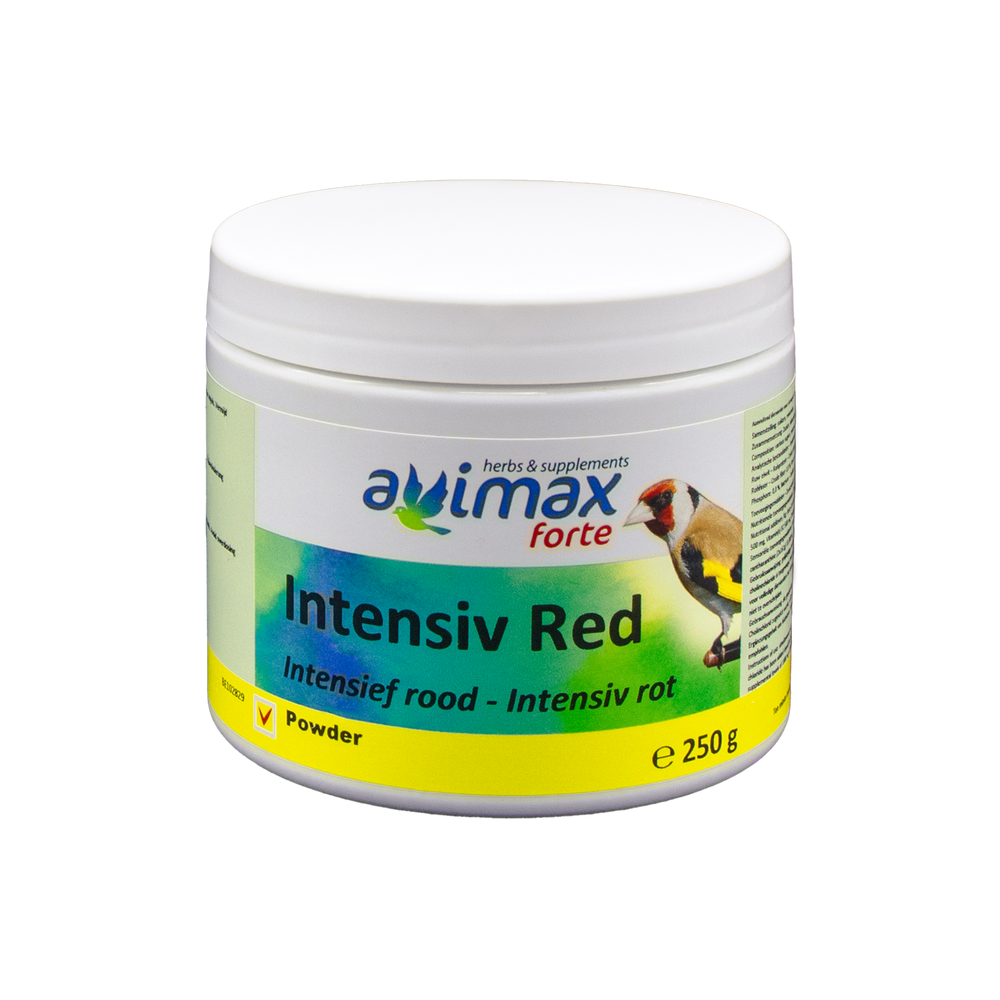 INTENSIVE RED (intensief rood - intensiv rot) (AviMax Forte Rosso Intenso) 100gr