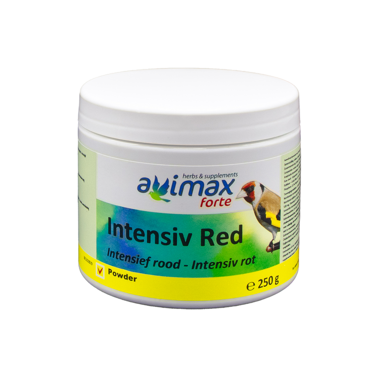 INTENSIVE RED (intensief rood - intensiv rot) (AviMax Forte Rosso Intenso) 100gr