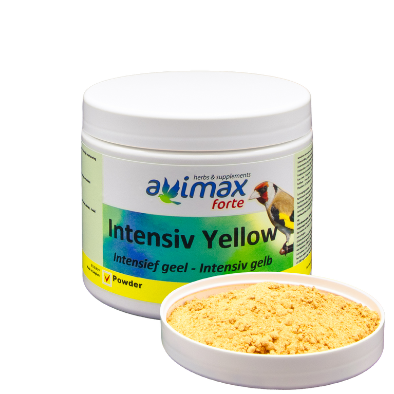 INTENSIVE YELLOW (GIALLO) (Intensief geel - Intensiv gelb) AVIMAX FORTE 100gr - Sanny Passione Ornitologica
