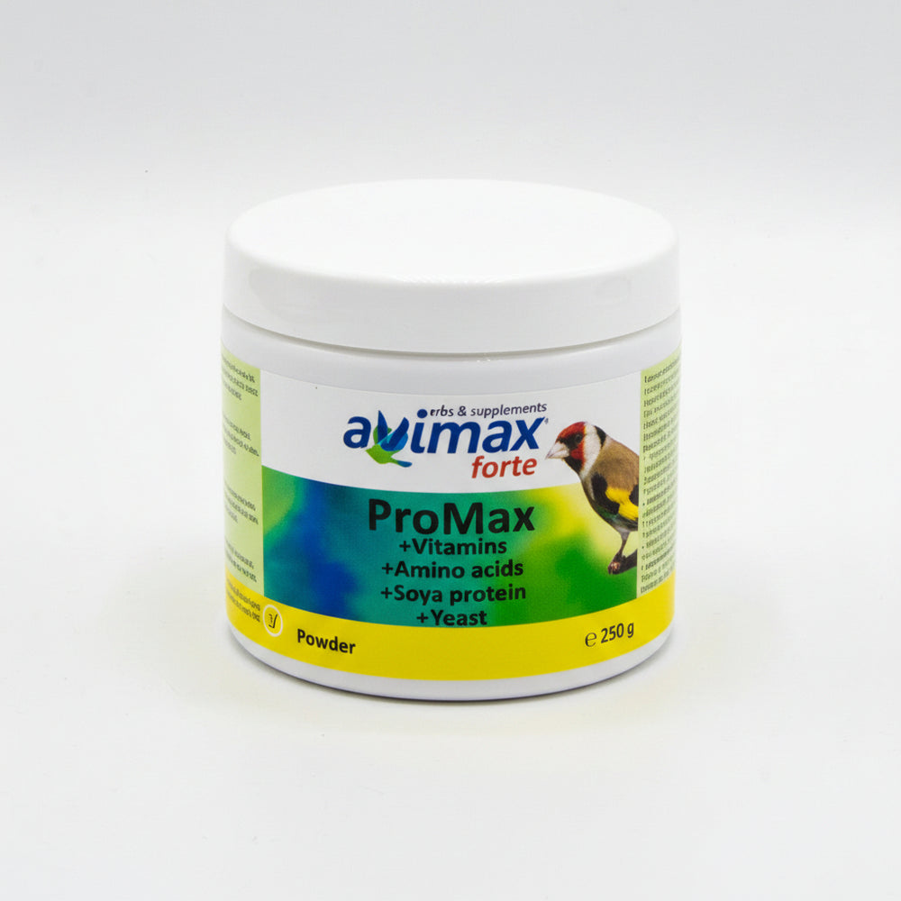 AviMax Forte ProMax Bacto – Multivitaminico con Probiotici per Uccelli - Sanny Passione Ornitologica