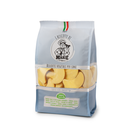 Biscotti di Marie Biscotti Vegetali per Cani, Formaggio 400gr 100% Ingredienti Biologici, Senza Sale, Senza Lieviti, Senza Olio di Palma