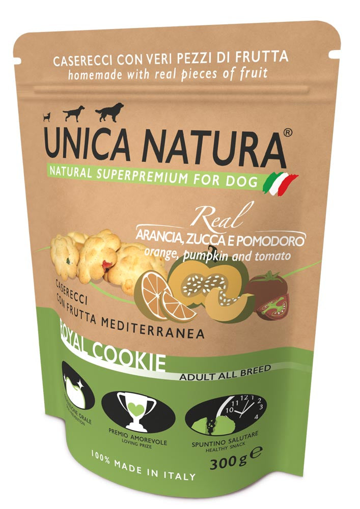 Royal Cookie - Biscotti Caserecci con veri pezzi di Frutta Unica Natura 300gr