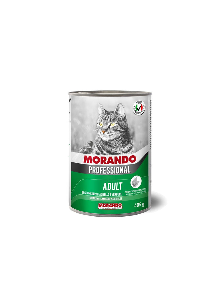 Morando Professional BOCCONCINI GATTO CON AGNELLO e VERDURE Gr.405
