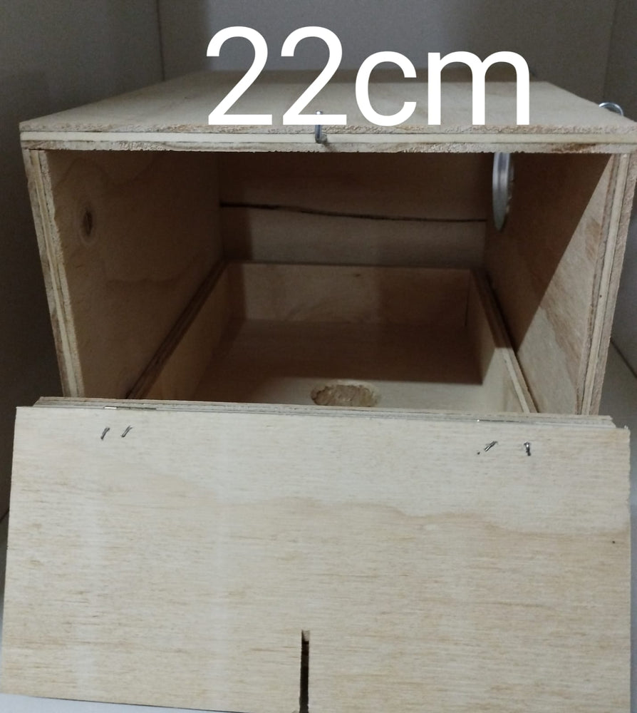 NIDO ORIZZONTALE IN LEGNO A CASSETTA ESTRAIBILE