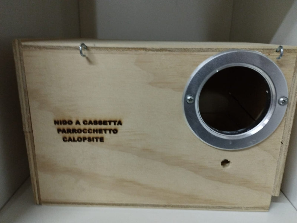 NIDO ORIZZONTALE IN LEGNO A CASSETTO ESTRAIBILE