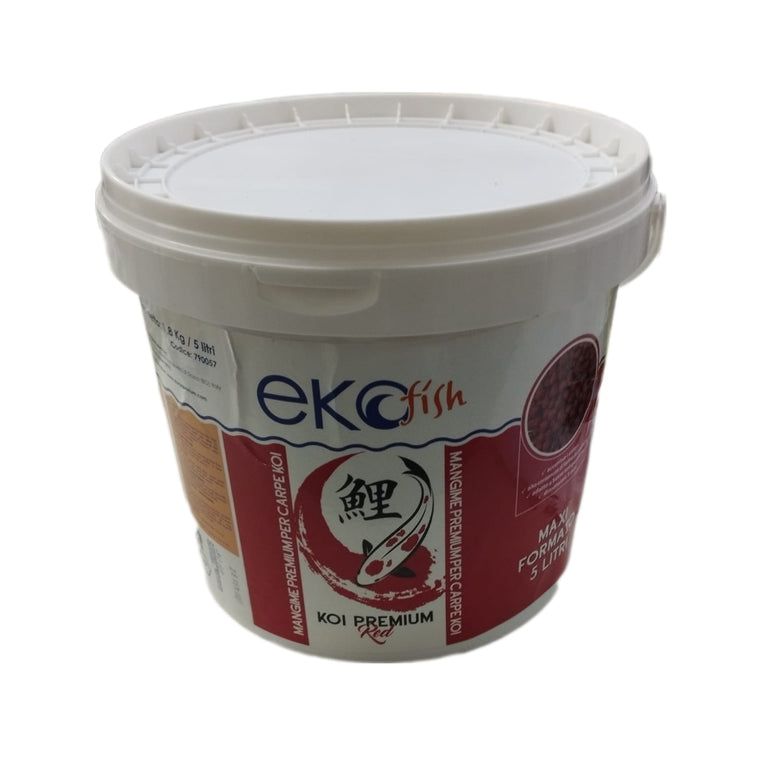 MANGIME ESTRUSO PER CARPE KOI PREMIUM RED FORMATO MAXI 5 LITRI (1,8kg)