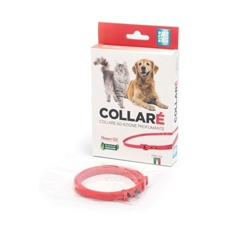 COLLARE OLIO di NEEM 72 cm ROSSO