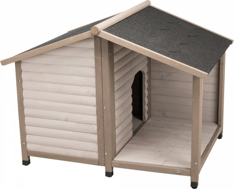 Cuccia per cani con terrazza Lodge Natura Colore moderno Grigio