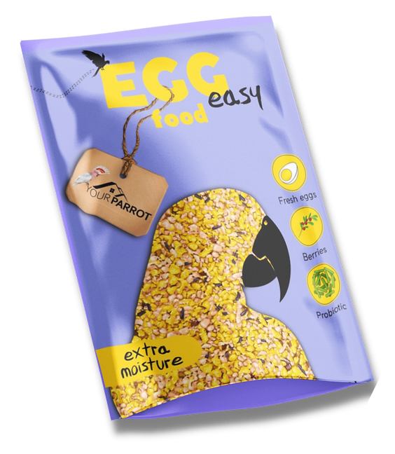 EGG FOOD EASY (pastoncino PAPPAGALLI secco con uova, bacche, & probiotici) YOUR PARROT