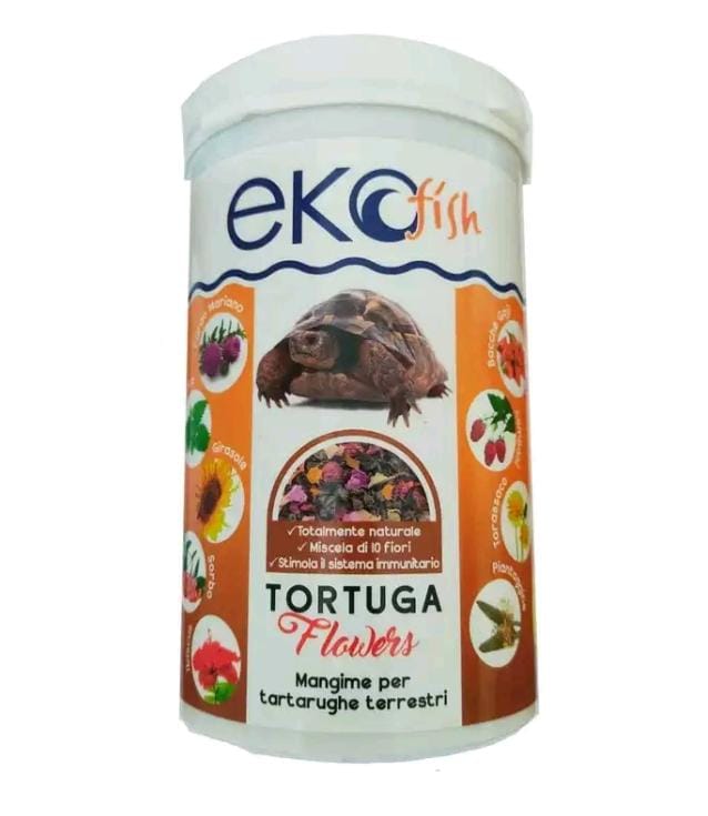 FAMILY PET-EKOFISH FLOWERS MANGIME PER TARTARUGHE TERRESTRI