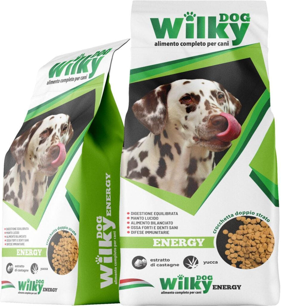 CROCCHETTE CANE ADULTO ENERGY 28/14 WILKY DOG SACCO 20KG