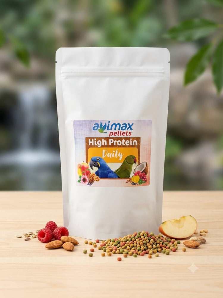 AviMax Forte High Protein Daily – Estrusi ad Alto Contenuto Proteico per Pappagalli - Sanny Passione Ornitologica