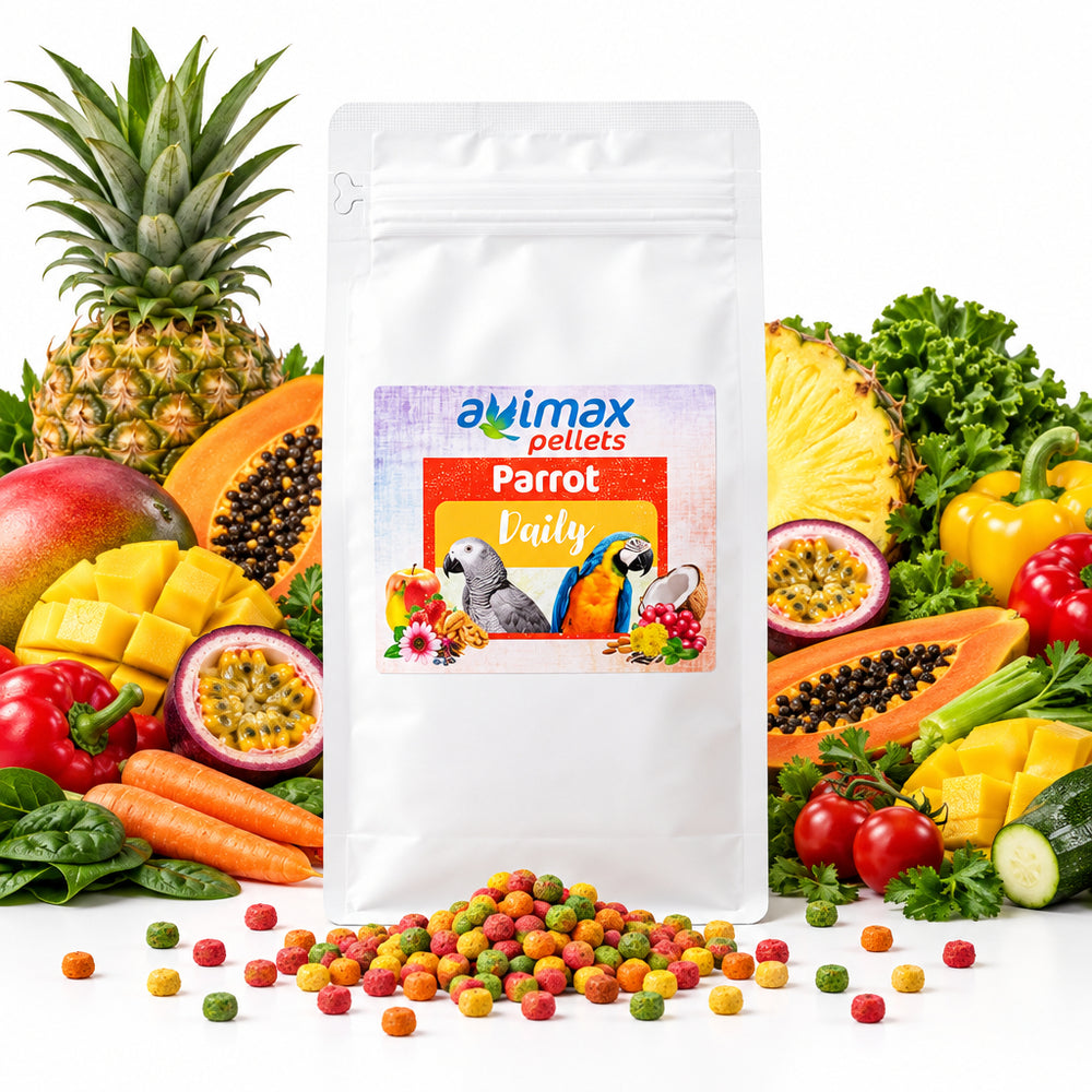 AviMax Forte Parrot Daily – Estrusi Completi per Pappagalli di Taglia Media e Grande - Sanny Passione Ornitologica