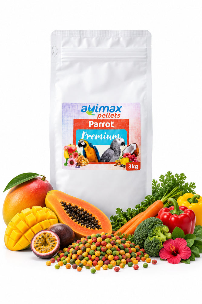 AviMax Forte Parrot Premium – Estrusi Completi per Pappagalli di Taglia Media e Grande - Sanny Passione Ornitologica