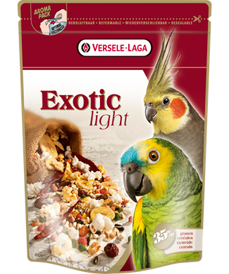 Versele Laga Cibo snack con frutta per pappagalli Exotic Light - 750 gr