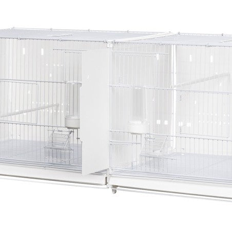 Gabbia cova Cortina da 120 cm, con laterali e retro in plastica