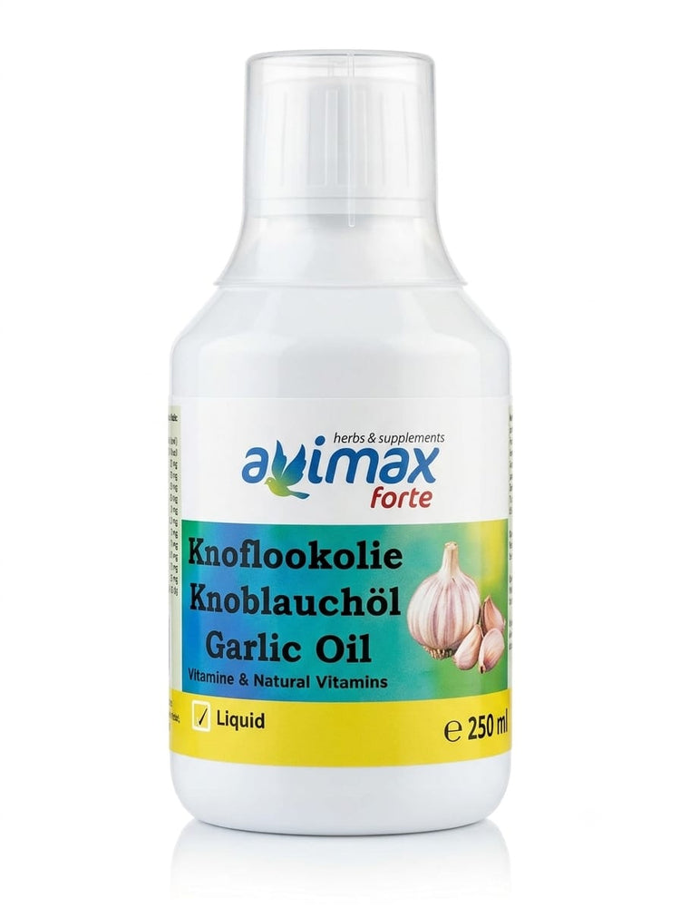 VAESEN Olio d'Aglio Garlic Avimax Forte - Integratore depurativo per uccelli