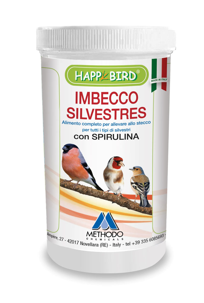PAPPA SILVESTRES CON SPIRULINA HAPPY BIRD 500GR