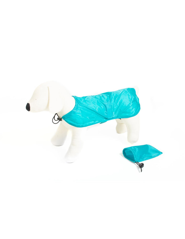 IMPERMEABILE TASCABILE TURCHESE