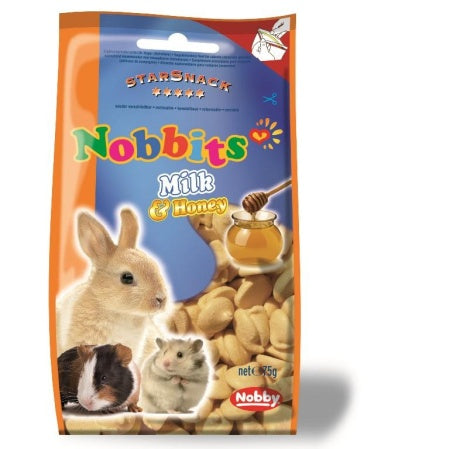 StarSnack snack dolcetti per roditori latte e miele Conigli, Cavie Peruviane, Criceti, Porcellini d'india, Topi e Ratti 75g