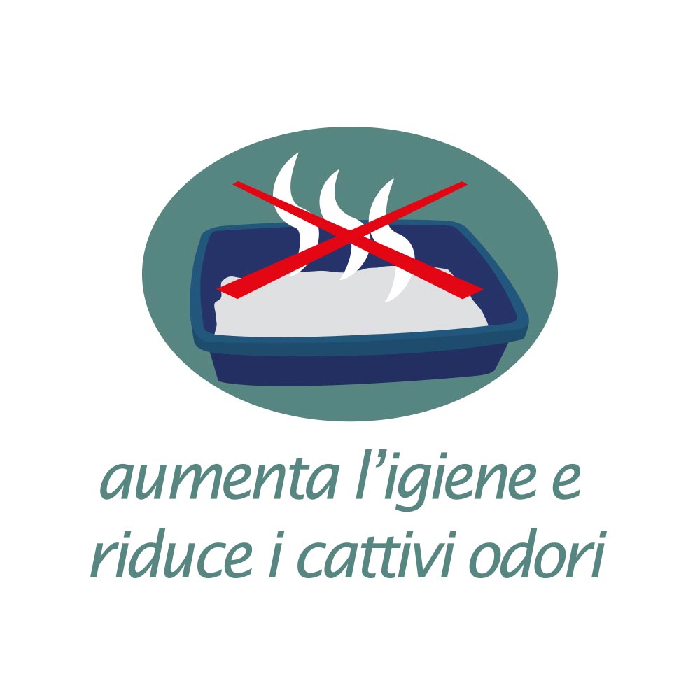 LETTIERA SUPER AGGLOMERANTE e COMPATTA - WHITE CAT LITTER