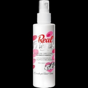 REAL FRIENDS PETCARE LOZIONE ORECCHIE DETERGE E PURIFICA PER CANI E GATTI