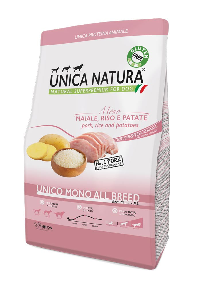 Maiale, Riso e Patate - UNICO MONO ALL BREED Unica Natura