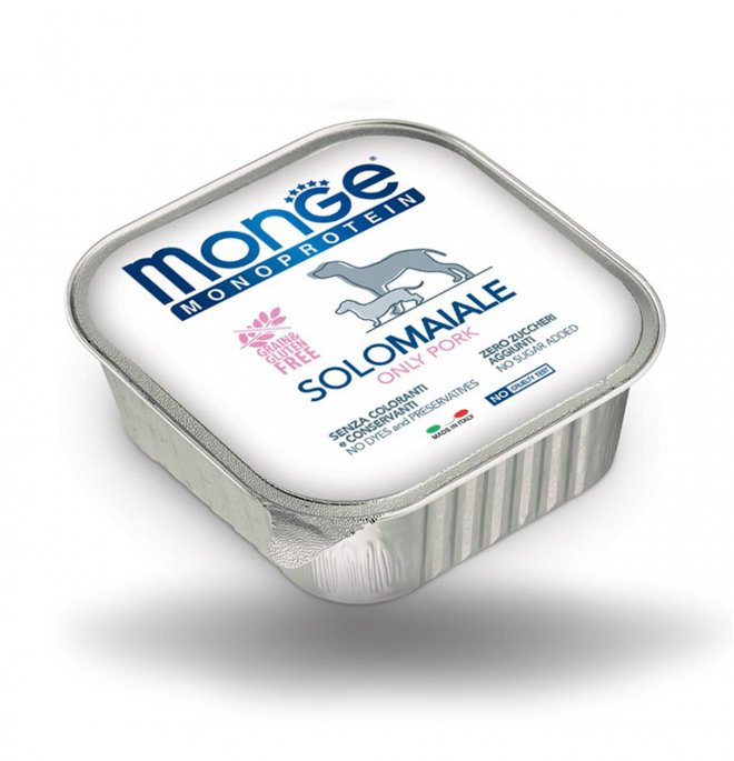 MONGE CANE MONOPROTEICO SOLO MAIALE DA 150 GR