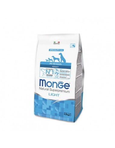 MONGE LIGHT ALL BREEDS ADULT SALMONE 2,5 KG