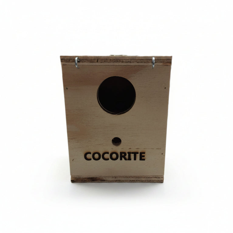 NIDO IN LEGNO PER COCORITE - Sanny Passione Ornitologica