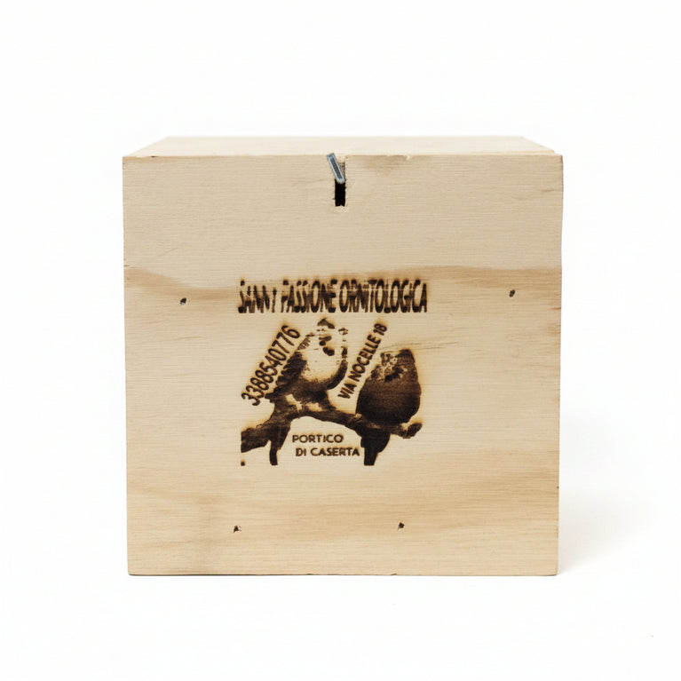 NIDO ESOTICI IN LEGNO CASSETTO ESTRAIBILE - Sanny Passione Ornitologica